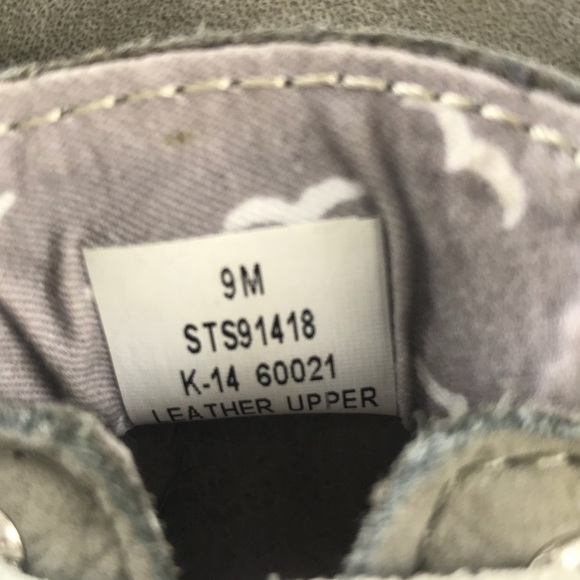 Sperry Audrey Gray Boat Shoe Satin Trim Grey Sz 9 - Picture 8 of 8